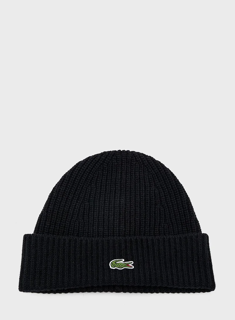 LACOSTE Logo Beanie Cap