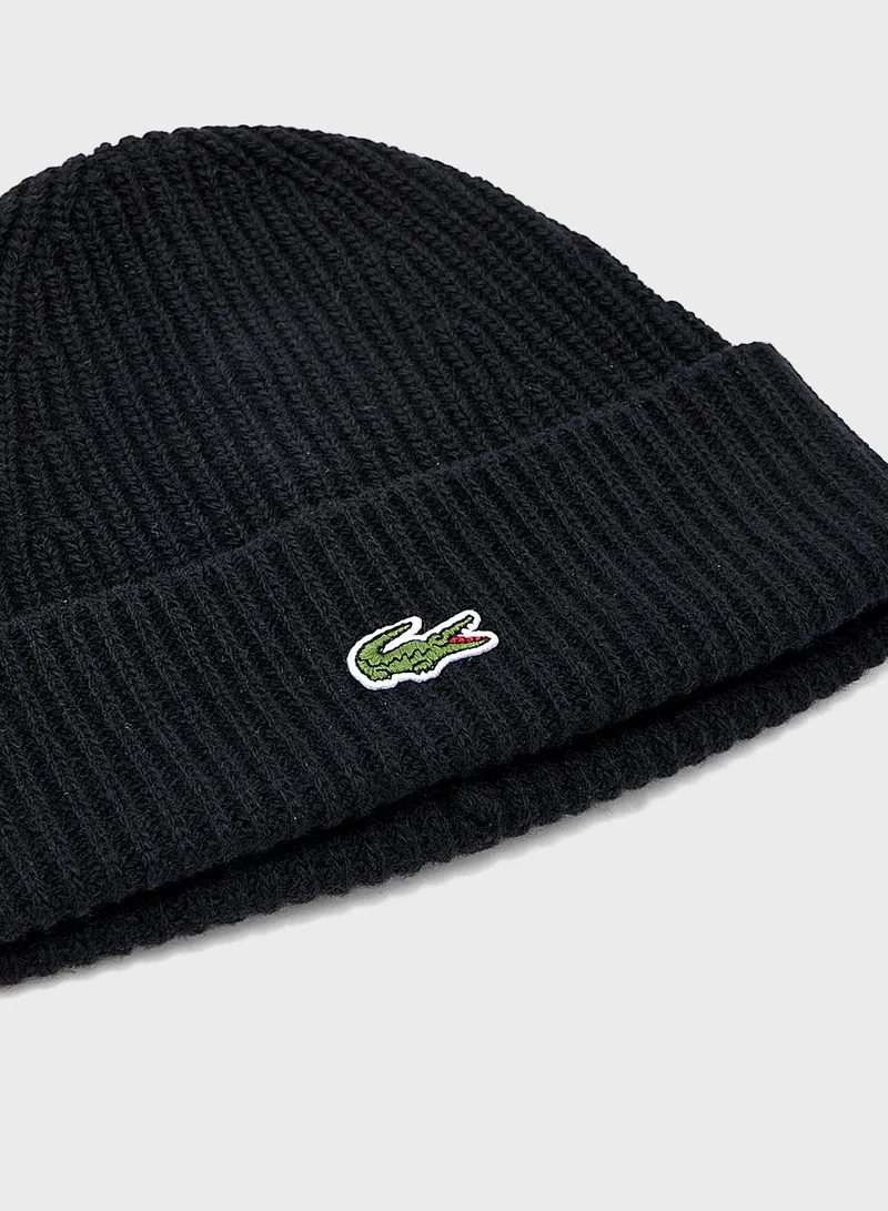 LACOSTE Logo Beanie Cap