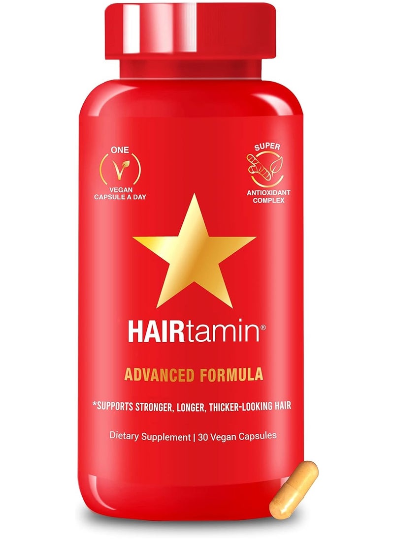HAIRTAMIN - Advanced Hair Growth Vitamins Capsules - 30 Capsules - Image 1