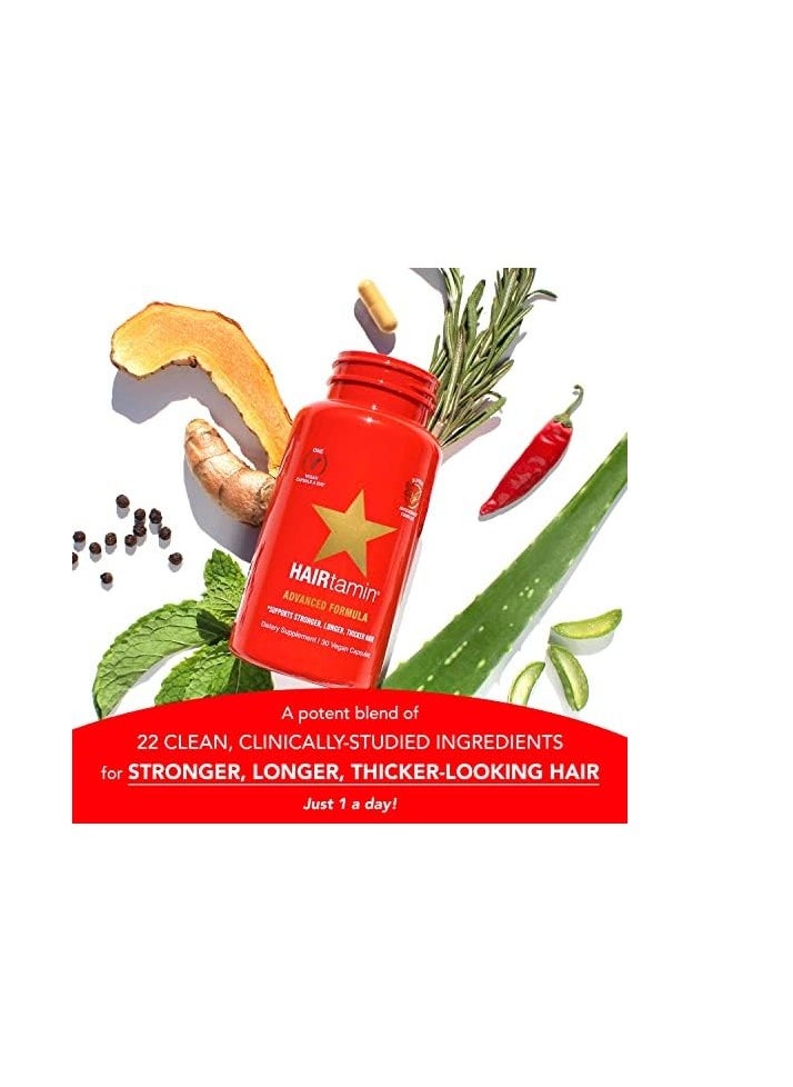 HAIRTAMIN - Advanced Hair Growth Vitamins Capsules - 30 Capsules - Image 1