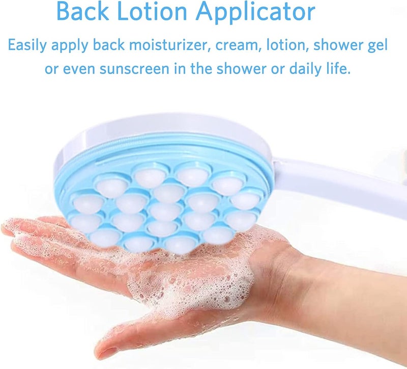 klarako Back Scrubber, Long Handled Body Brush Lotion Cream Moisturiser Applicator for Back and Leg Bath Massaging - Image 2