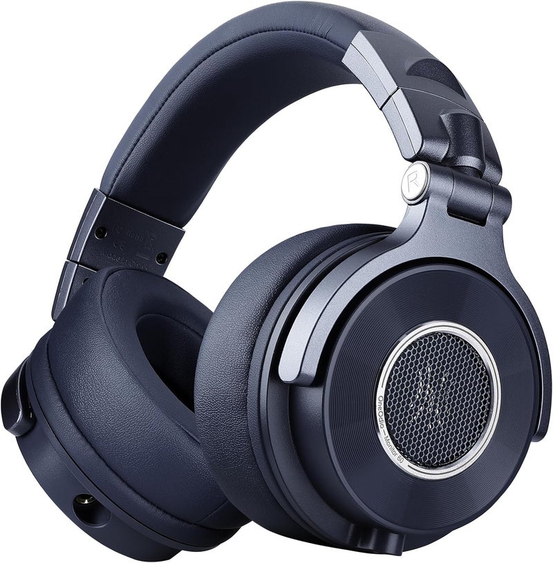 OneOdio Monitor 60 Professional Studio Headphones - Recording Wired Over Ear Headphones, Hi-Res Audio, Soft Comfortable Earmuffs, 6.35mm Adapter for Tracking Mixing DJ Mastering Broadcast-Navy Blue - Image 1