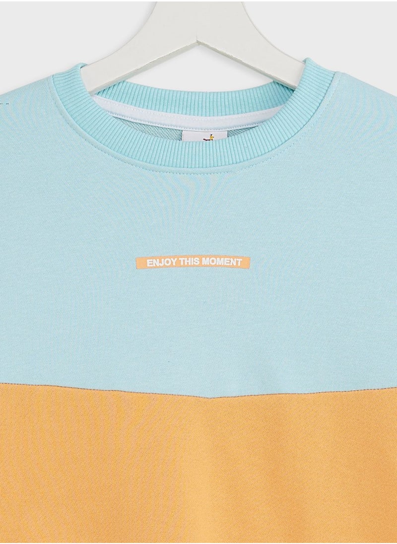 Pinata - Girls Colorblock Sweatshirt - Image 1