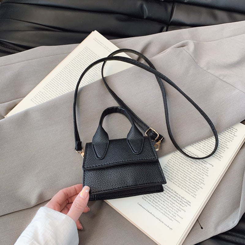 Fashion Retro New Mini Phone Bag For Women, Niche Solid Color Versatile Personality Shopping Exquisite French Crossbody Bag - Image 1