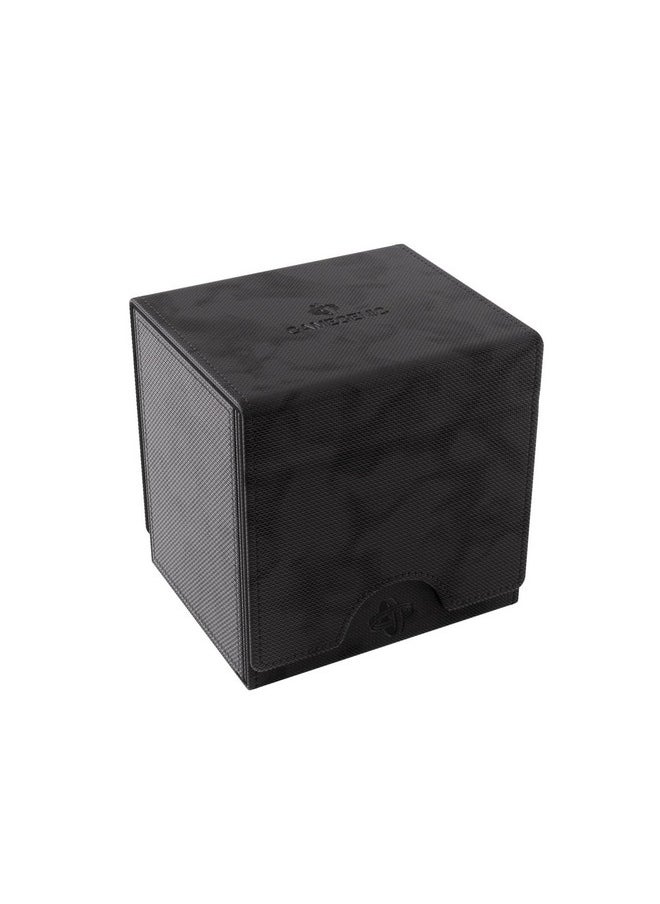Gamegenic Gamegenic Sidekick Pro 100+ XL Convertible - Premium Deck Box with Secure Card Storage, UV Protected Slide Card Case, Display Top Card, Extra Token Drawer, Magnetic Closure, Black Color, Made  - Image 1