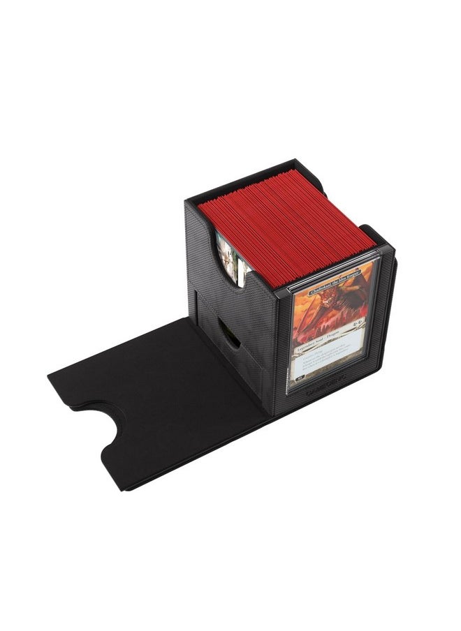 Gamegenic Gamegenic Sidekick Pro 100+ XL Convertible - Premium Deck Box with Secure Card Storage, UV Protected Slide Card Case, Display Top Card, Extra Token Drawer, Magnetic Closure, Black Color, Made  - Image 5