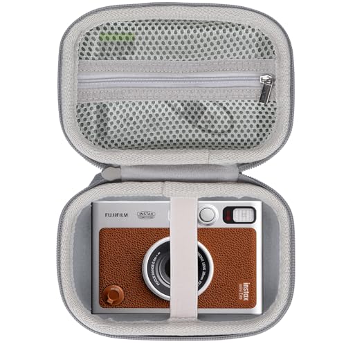 Lebakort Storage Case Compatible with Fujifilm Instax Mini EVO Instant Camera (Brown Case) - Image 1