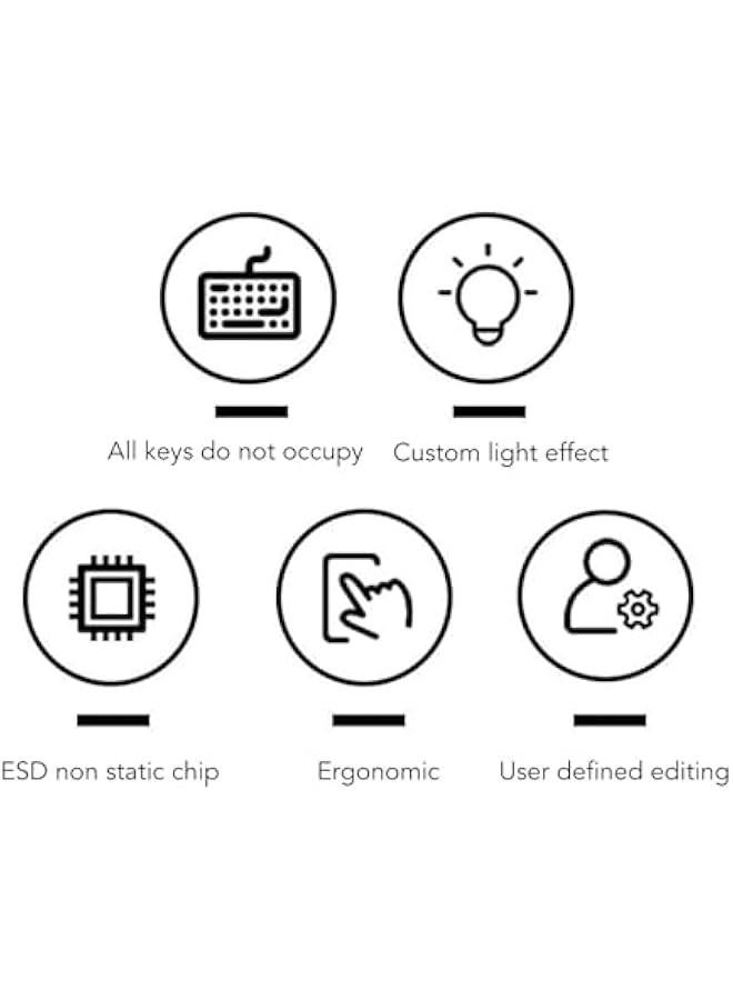 12 Key Mechanical Gaming Keyboard, USB Mini Macro LED Keypad, Hot Swappable Red Switch, Ergonomic Design Professional Configuration Software Injection Key Cap, Hot Swap Axle Seat - Image 4