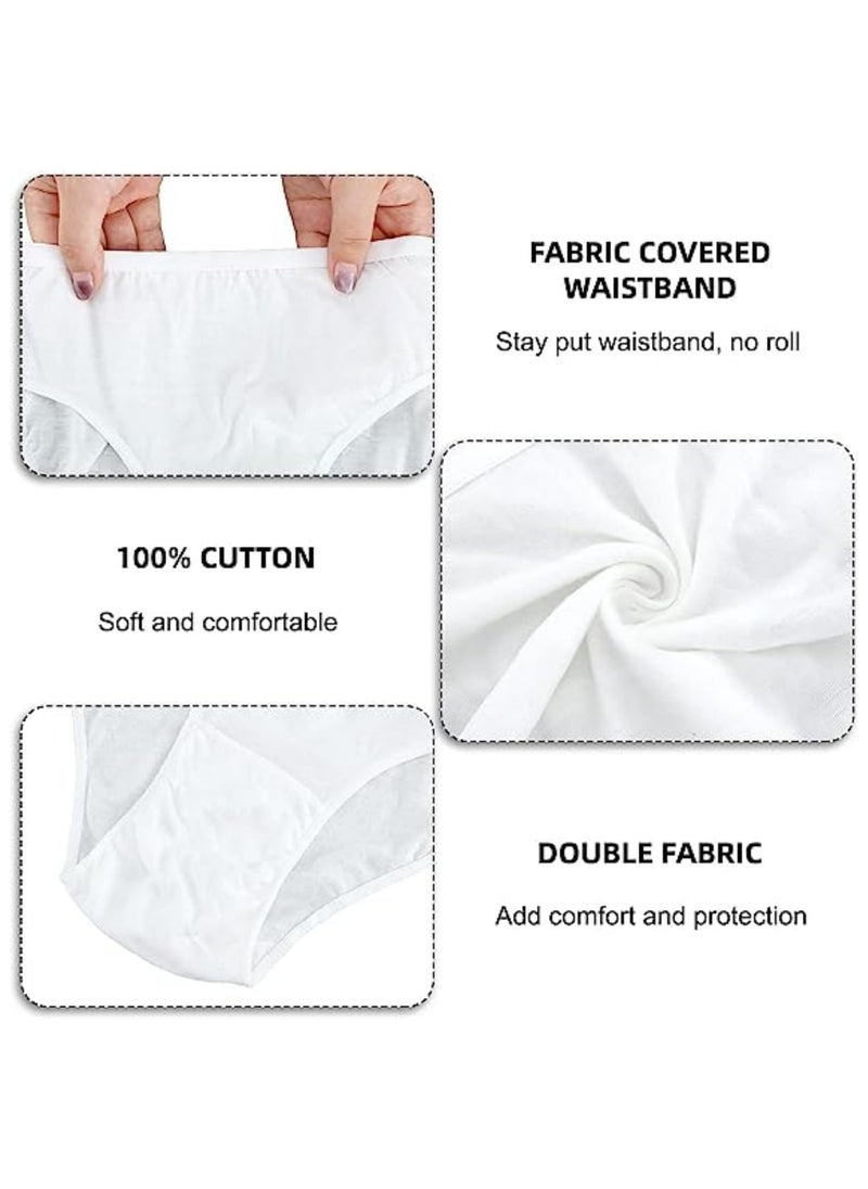 AUTOYSUR Women Disposable Underwear, 4PCS Women Disposable Maternity Knickers After Birth Underwear for Hospital Bag, Travel Briefs, Period Pants Period Underwear Briefs  - Image 3