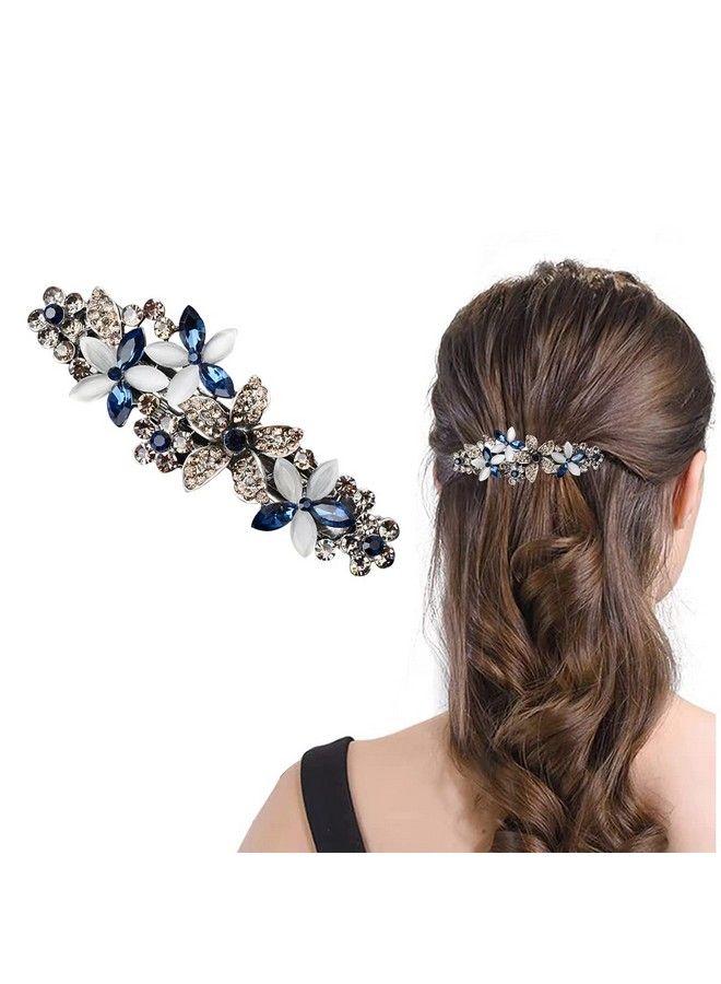 maycreate Hair Clip For Women Opal Rhinestone Hair Clip Hair Accessories For Stylish Barrettes Spring Clip French Hair Clip Gift Hair Clip For Women Girls - Image 2