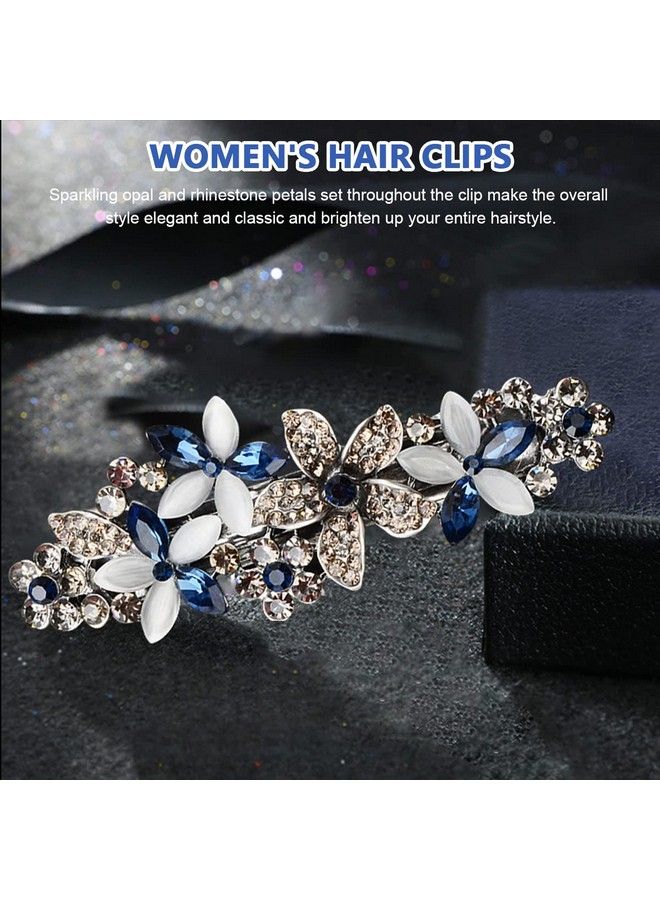 maycreate Hair Clip For Women Opal Rhinestone Hair Clip Hair Accessories For Stylish Barrettes Spring Clip French Hair Clip Gift Hair Clip For Women Girls - Image 5
