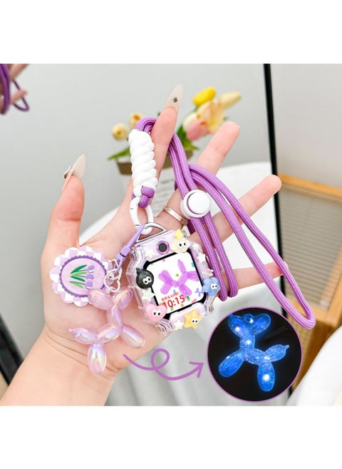 For Genius Phone Watch Strap Z10/Z9/Z8 Neck Rope Z7S/Z6A Z5 Smart Q1A/D2-Color:You Need To Diy The Shells Yourself.----exercise Children's Hands-on Ability-Specifications:Applicable: Little Genius Z9/z9 Youth Edition Watch Upgraded Hook [free Disassembly And Assembly Tools]