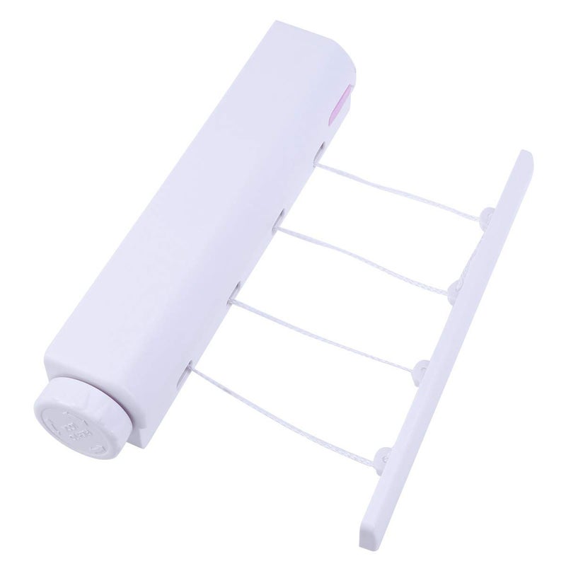 REPLEX 4 Clothesline Telescopic Retractable Clothesline Adjustable Heavy Duty Portable Laundry Line for Home Clothes Drying Rope Hanger - Image 1