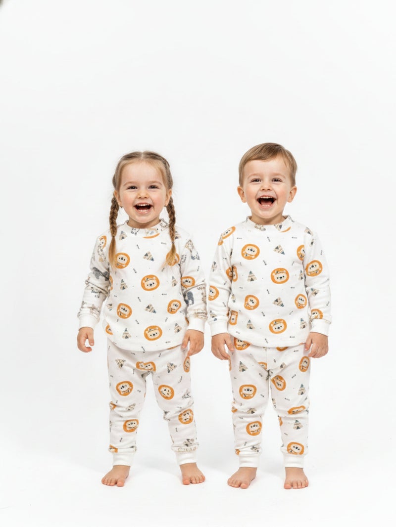 Cloud Fashion Printed Warmy Set - Image 1