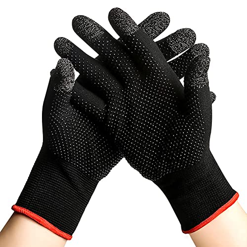 AMBLIC New Full Finger Bike Riding Gloves for Men & Women with Touch Screen Sensitivity Anti-Sweat Breathable Nano Silver Fiber Gloves for Riding, Travelling(Nylon, Cycling) - Image 4