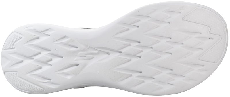 Skechers Women's On-The-GO 600 - Brilliancy Sandals, White/Grey 8 Wide - Image 4