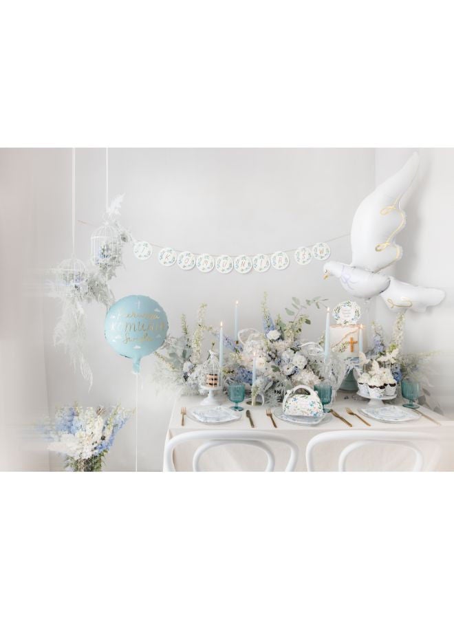 PartyDeco Foil balloon Dove 80x100 cm - Image 3