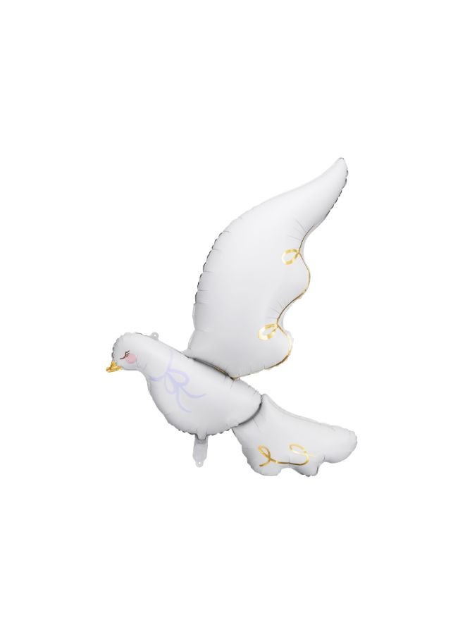 PartyDeco Foil balloon Dove 80x100 cm - Image 2