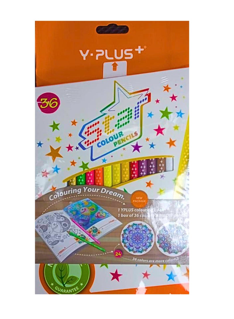 YPlus Color Pencil (Pack of 36 Pieces) - Image 1