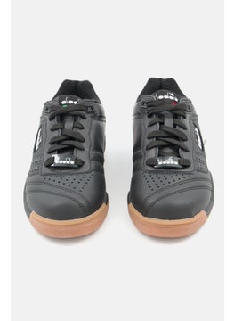 DIADORA Kids Boy Lace Up Outdoor Shoes, Black  - Image 3