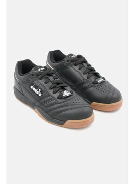 DIADORA Kids Boy Lace Up Outdoor Shoes, Black  - Image 1