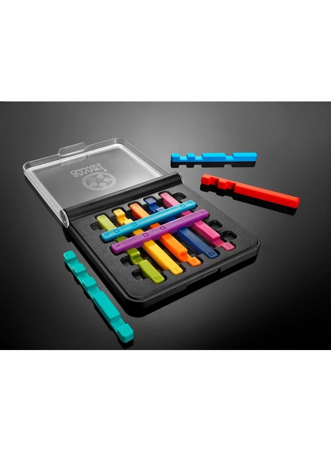 SmartGames IQ Stixx Stacking Travel Game with 120 Challenges for Ages 7 - Adult - Image 4