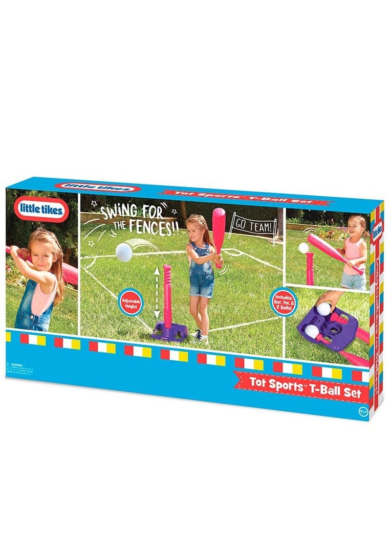 ليتل تايكس مجموعة كرات تي بول من ليتل تايكس توتسبورتس باللون الوردي (LIT-633539) - Image 4