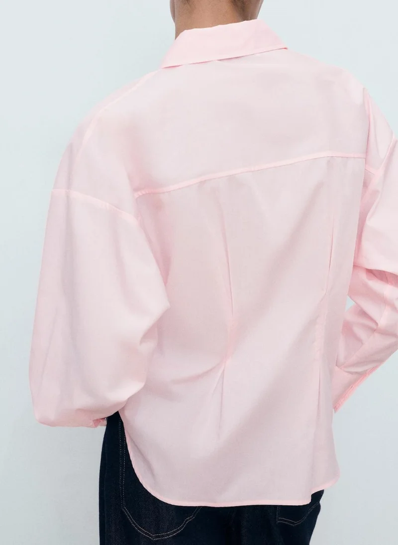 مانجو Shirt with pleats and pockets
