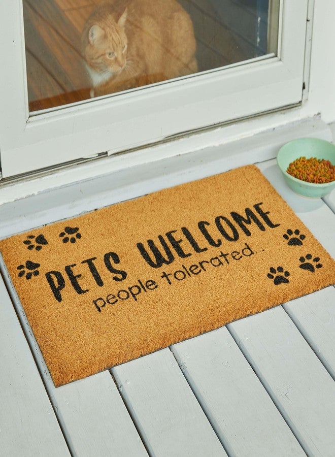Park Designs Pets Welcome People Tolerated Doormat 1'6''x2'6'' - Image 2