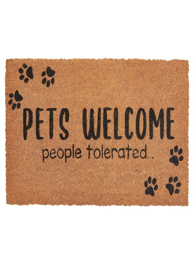 Park Designs Pets Welcome People Tolerated Doormat 1'6''x2'6'' - Image 1