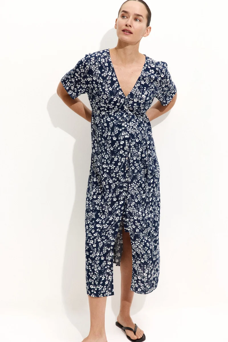 H&M MAMA Before & After Tie-belt dress