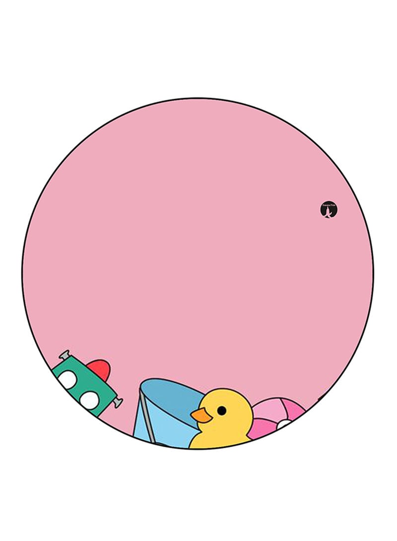 RKN مغناطيس ثلاجة مطبوع دائري متعدد الألوان - Image 2