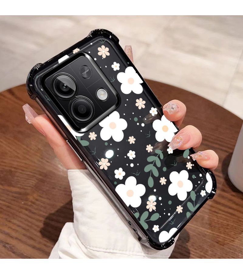 حافظة هاتف بنقشة زهور بألوان مختلطة 4 ألوان لهاتف Redmi Note 11 Pro - Image 4