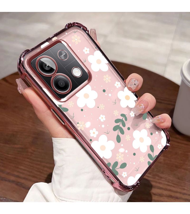 حافظة هاتف بنقشة زهور بألوان مختلطة 4 ألوان لهاتف Redmi Note 11 Pro - Image 5