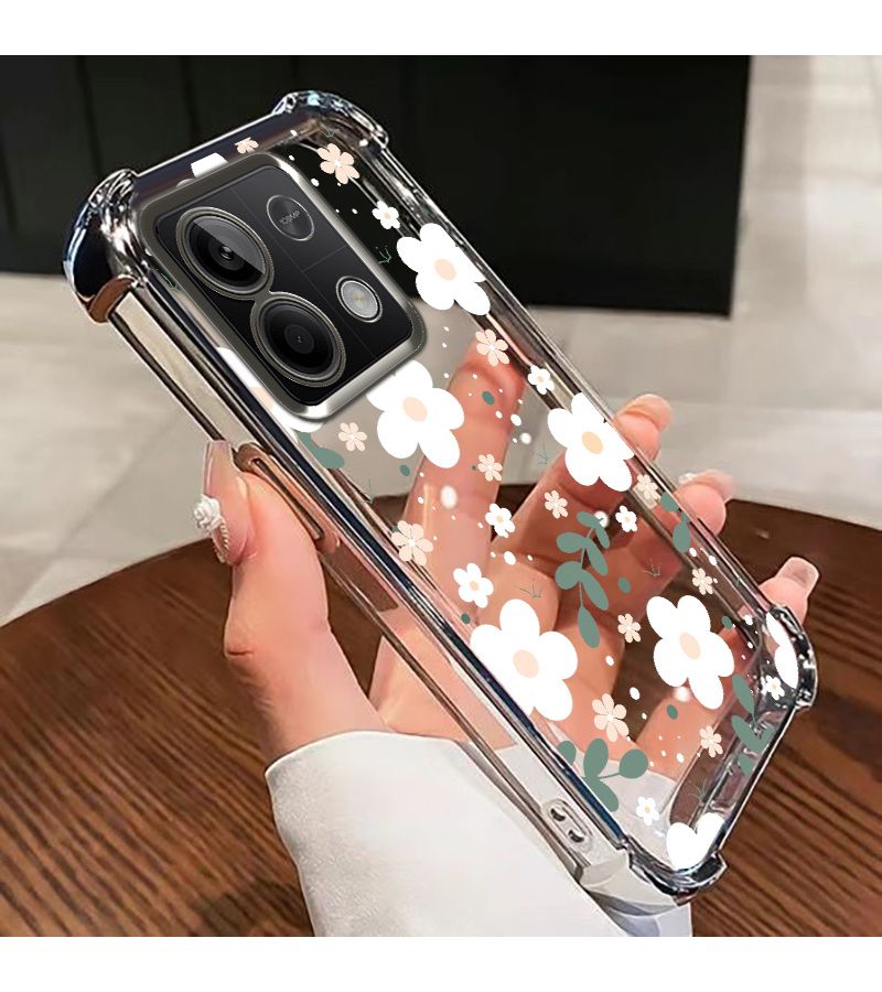حافظة هاتف بنقشة زهور بألوان مختلطة 4 ألوان لهاتف Redmi Note 11 Pro - Image 1