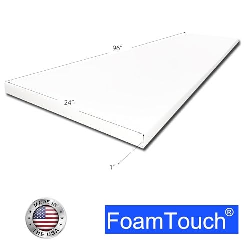 FoamTouch 1x24x96HDF Upholstery Foam, 1 Count (Pack of 1), White - Image 2