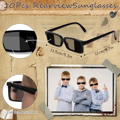Zenoble 132Pcs Spy Detective Party Favors Kit for Kids Sunglasses Invisible Ink Pen Magnifying Glass Secret Agent Name Tags for Spy Cosplay Escape Room Party Favors Detective Party Decorations - Image 5