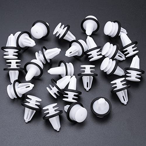 OAUTOO 25PCS Door Trim Panel Retainer with Sealer Replacement for Ford W713297-S300 & Tesla Model S 1025401-00-A - Image 3