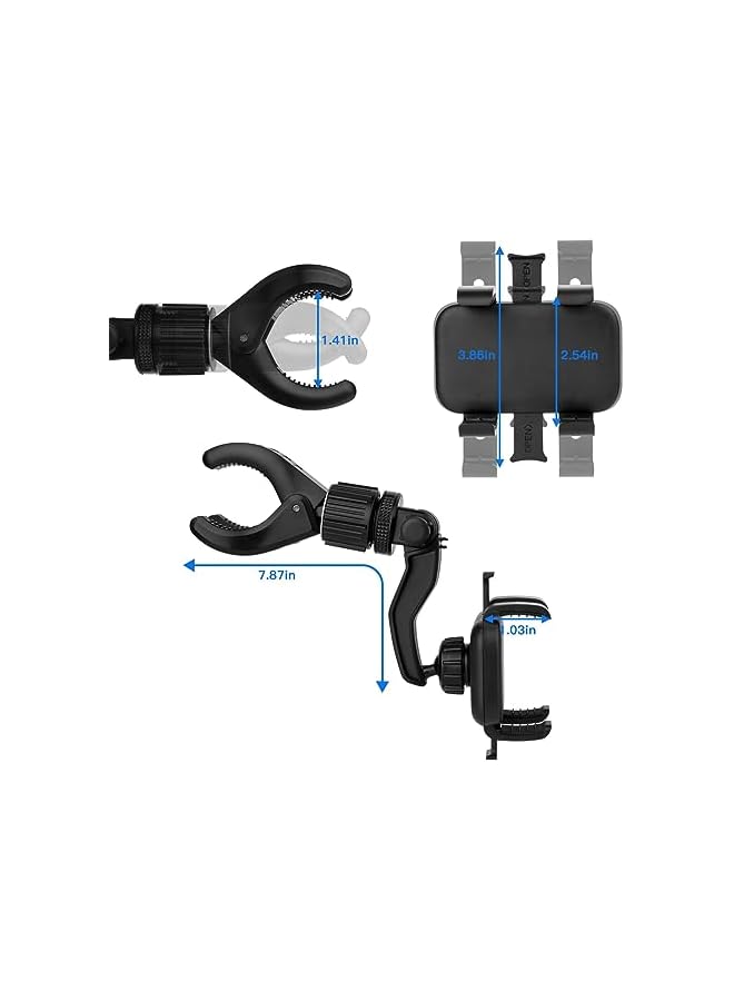 Green Tiger 360° Rotating Car Back Seat Phone Holder, Universal Headrest Mount for All Smartphones, Multifunctional Rearview Mirror Stand - Image 5