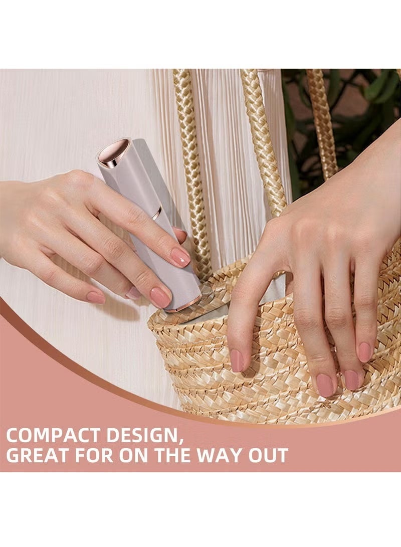 إزالة شعر الوجه للنساء ، ماكينة حلاقة محمولة للسيدات ، مزيل بيكيني كهربائي قابل لإعادة الشحن غير مؤلم للوجه ، الشفاه العليا ، زغب الخوخ ، الذقن ، الإبط ، الأصابع ، الذراعين ، الساقين والجسم - Image 5