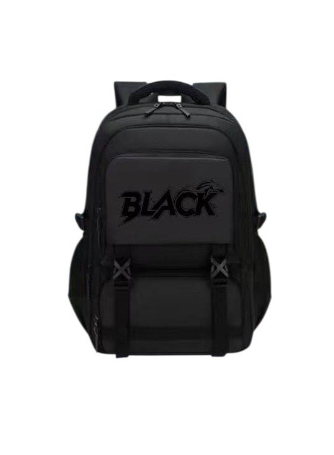 بلاك شنطة لاب توب بلاك - لاغراض متعددة( بزنس -سفر- مدرسة)- مقاومة للماء ذات سعة كبيرة - اسود-B88 - Image 1