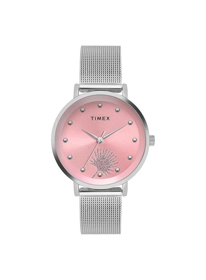 TIMEX Analog Watch for Woman with Round Dial & Water Resistant Women's Wrist Watches - Image 1