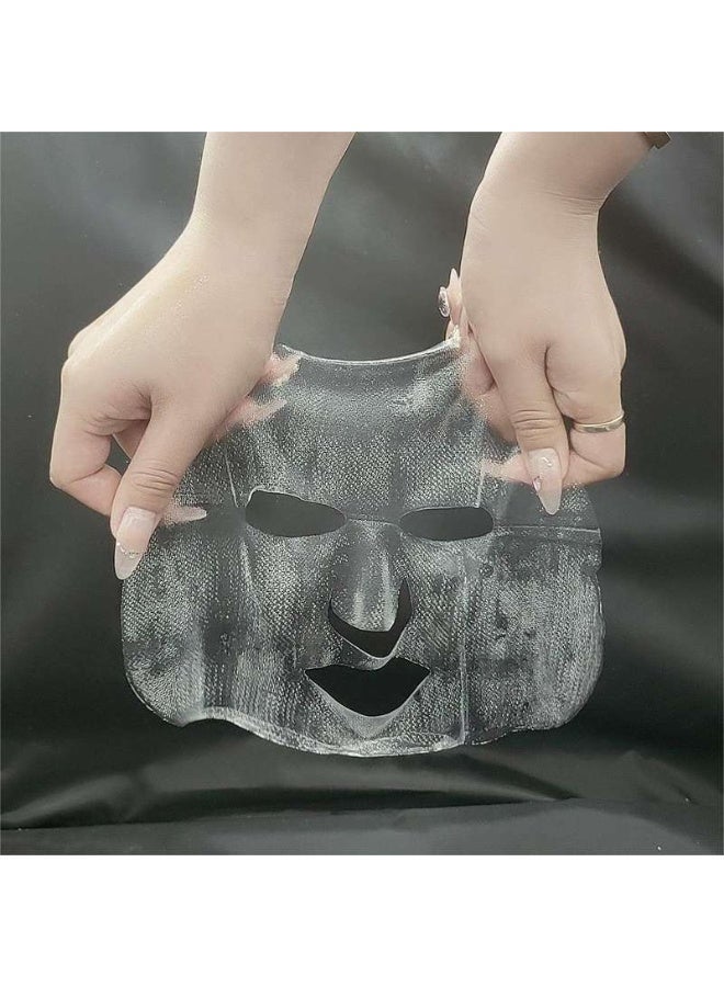 HFRUI Hyaluronic Acid Repair Sheet Mask - Deep Hydration & Skin Repair - Microcrystalline Hydrolyzed Collagen & Tremella Extract - Soothing Care for Sensitive Skin - 38g × 4pcs - Image 4