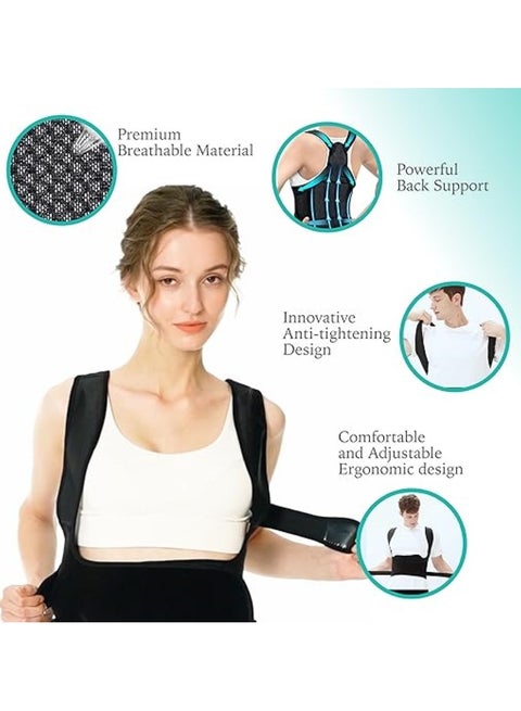 Back Realignment Pad Posture Corrector Enthra Back Brace - Spine Alignment System With 3D ...