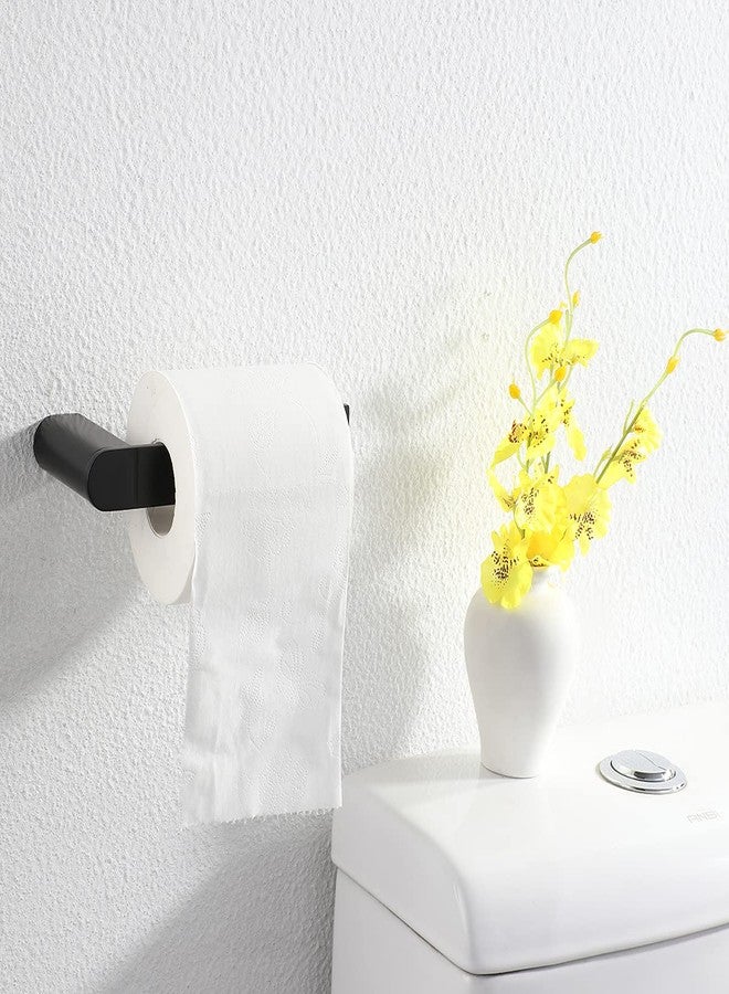 RANDOM Matte Black Bathroom Toilet Paper Holder Dispenser Bar Rack Premium SUS304 Stainless Steel Rustproof Toilet Roll Holder for Bathroom Kitchen Washroom Wall Mounted - Image 5