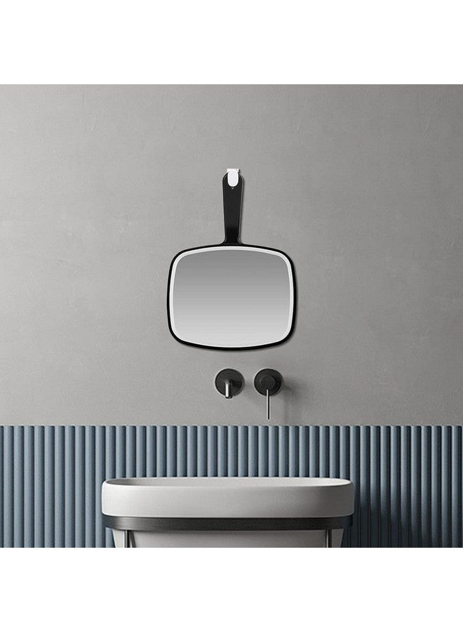 Nothers Large Wall Mount Hand Mirror With Handle For Vanity Makeup Home Salon Travel Use (Square Black 10.3Inx7.3In)  - Image 5