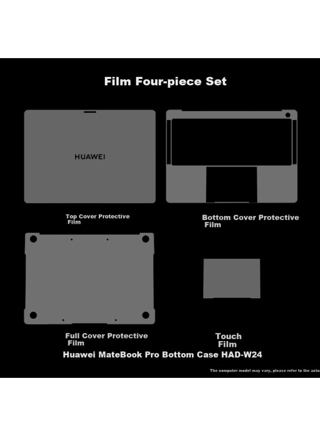 Jiasu Huawei Matebook Pro Case Film , 14.2-inch Laptop Full Set Of Body Stickers, Frosted Transparent Outer Shell Protective Film - Image 1