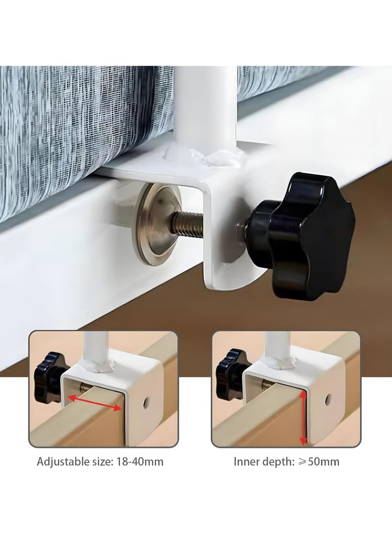 شو وو درابزين سرير لكبار السن، درابزين سرير لكبار السن للتثبيت، الوقاية من السقوط عند السرير، درابزين حماية السرير، مناسب للحوامل والأطفال وذوي الاحتياجات الخاصة، سرير للحماية من السقوط - Image 3