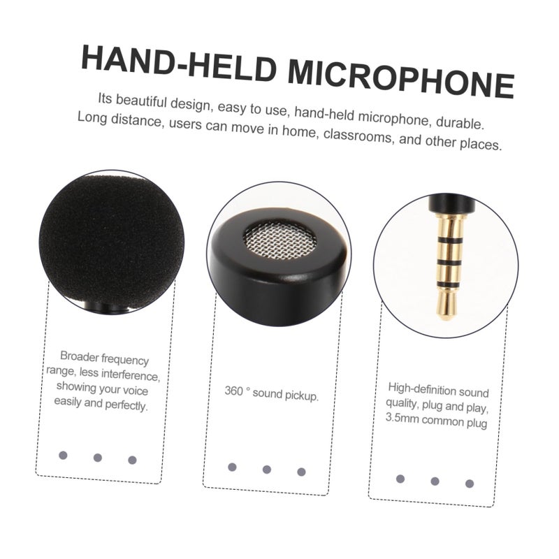 Kisangel Mini Lapel Microphone For Gaming Recording Portable High Definition Voice Mic Plug - Image 5