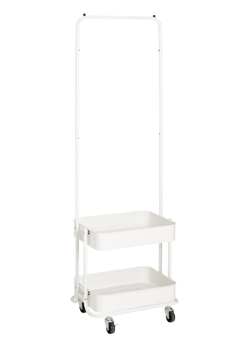 DubaiGallery 2-Tier Home Indoor & Outdoor Clothes Rack Garment Rack Hanger Clothes  - Image 2
